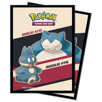 Snorlax and Munchlax Standard apsauginės kortų įmautės (65 kortoms) Pokémon Ultra Pro